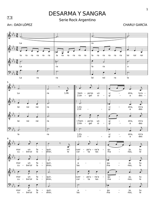 Desarma y sangra - Charly García