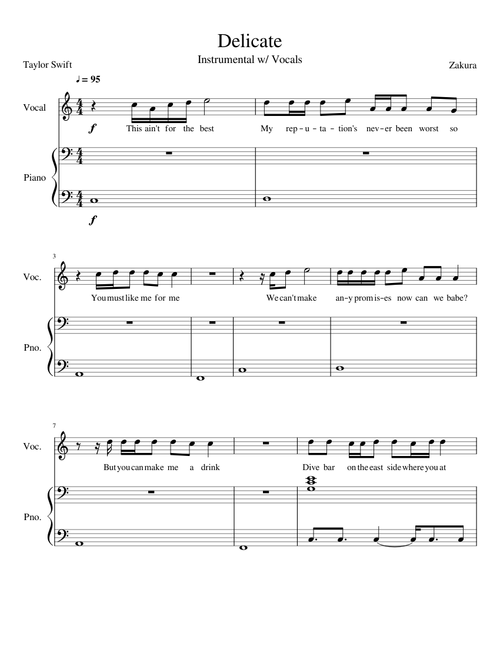 Delicate - Taylor Swift