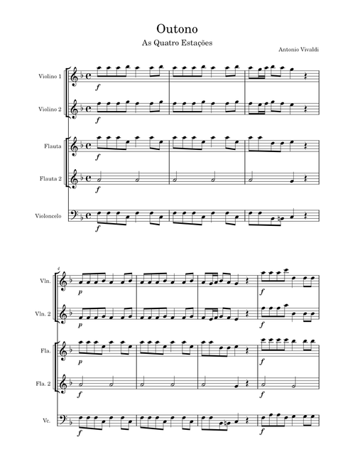 The four seasons - autumn  – Antonio Vivaldi