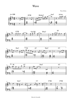 ビッグバンド楽譜「WAVE」FRANK MANTOOTH ビッグバンド楽譜