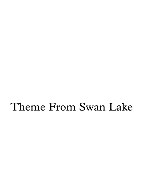 Theme from Swan Lake- Harp Solo (Arr. Ryan Christensen) - Peter Tchaikovsky (Harp)