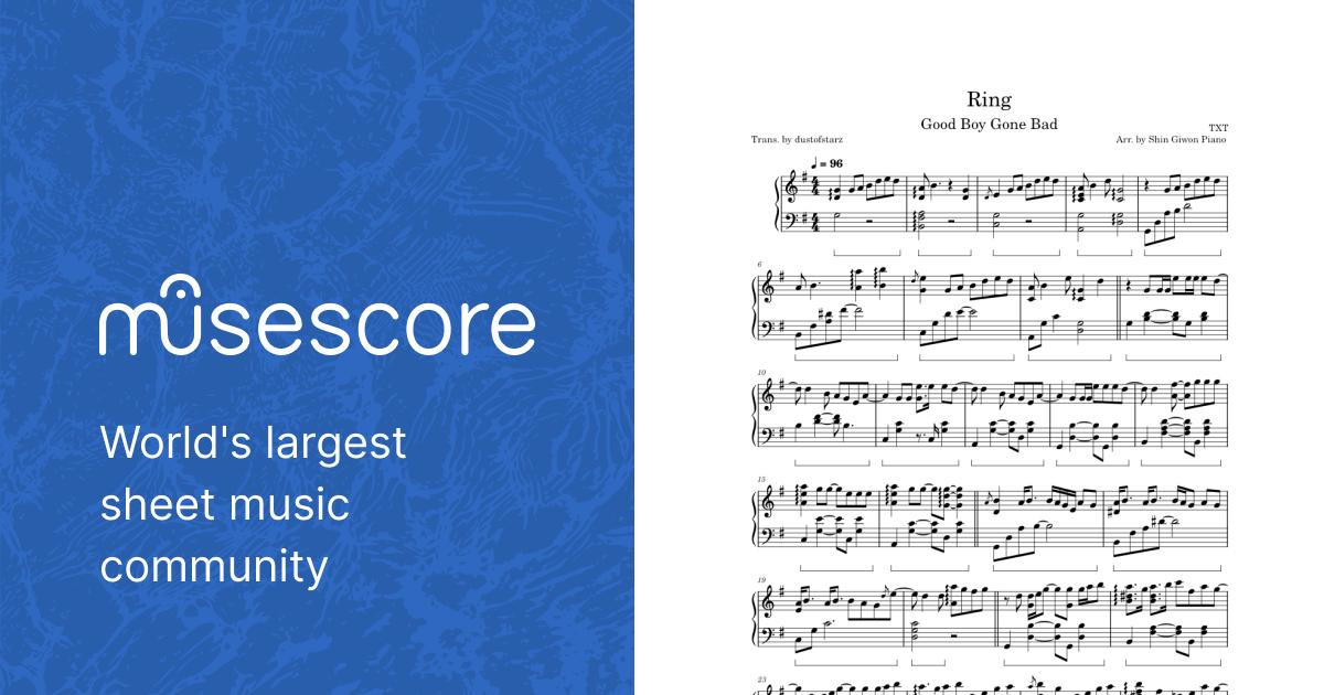 Ring - TXT (Heart Signal Japan OST) (Shin Giwon Piano) Sheet