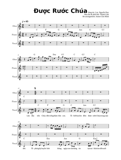 Được Rước Chúa – Lm. Nguyễn Duy