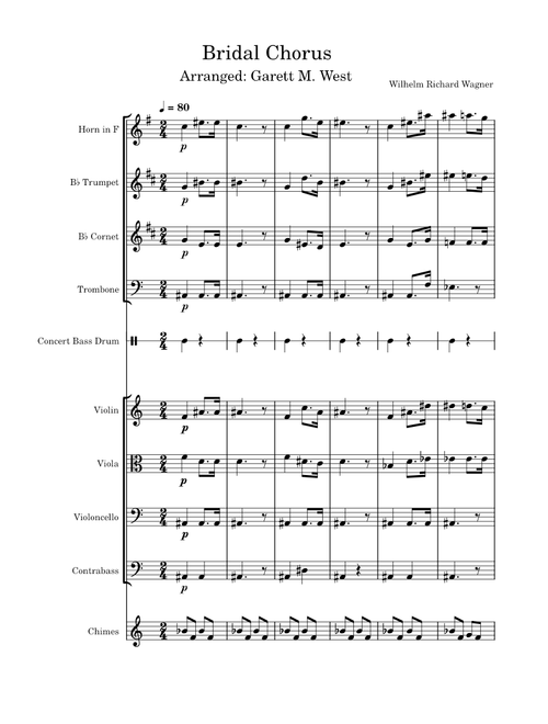 Bridal Chorus – Richard Wagner