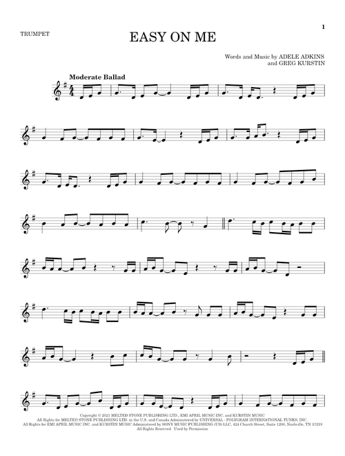 Easy On Me - Adele (Trumpet Solo)