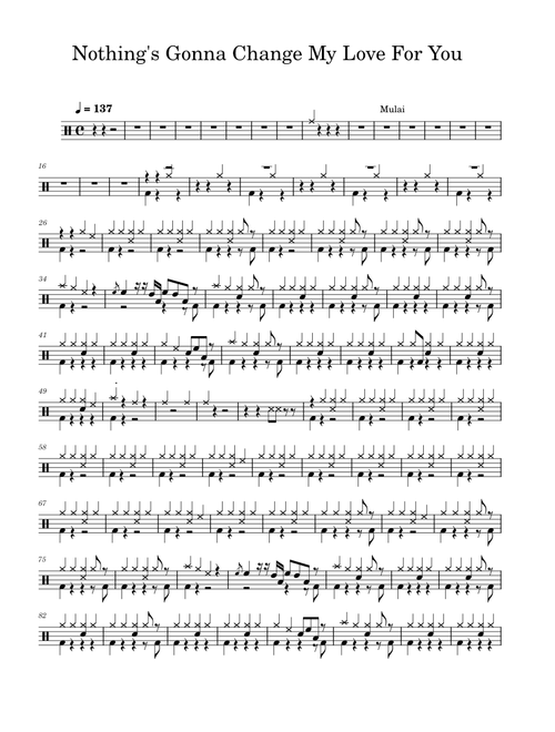 Nothing's Gonna Change My Love For You – George Benson Nothing's Gonna Change My Love For You drumset