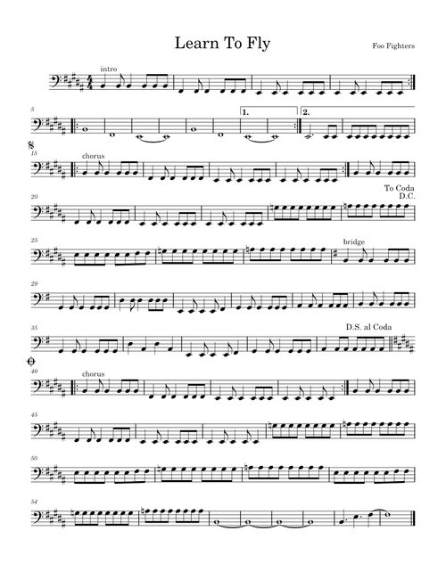 Learn to fly – Foo Fighters