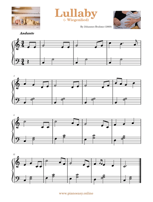 Lullaby – Johannes Brahms