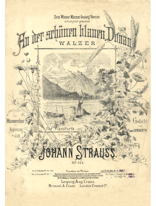 The Blue Danube — arrangement for violin and piano