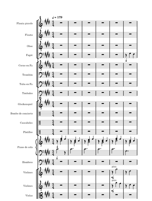 Hijo de la luna – Mecano . Arr. Rosenot