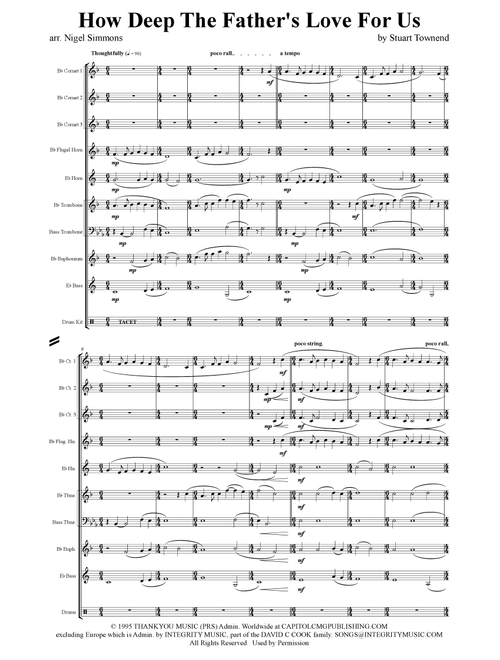 How Deep The Father's Love For Us (Arr. Nigel Simmons) - Nichole Nordeman (Brass Ensemble)