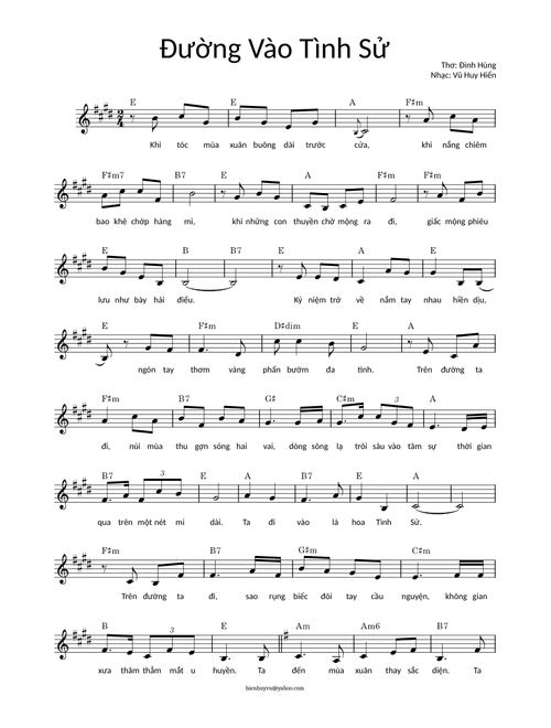 Đường Vào Tình Sử