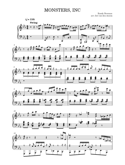 Monsters, Inc. – Randy Newman