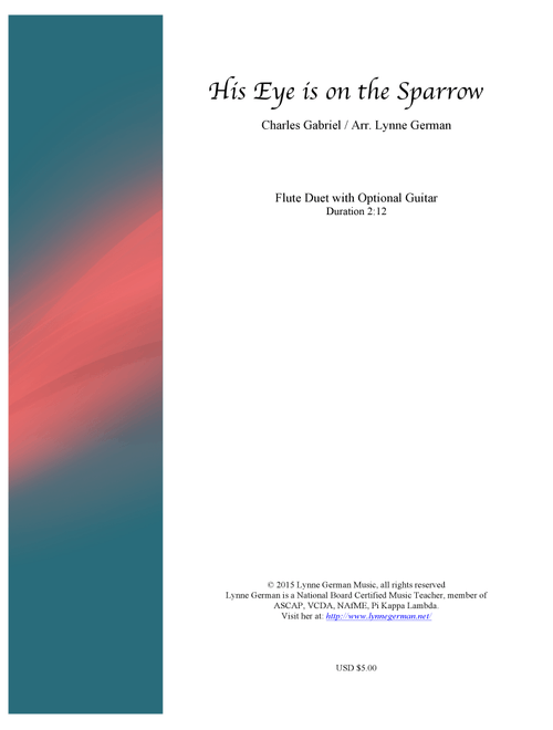 His Eye is on the Sparrow (Arr. Lynne German) - Charles Gabriel (Instrumental Duet)
