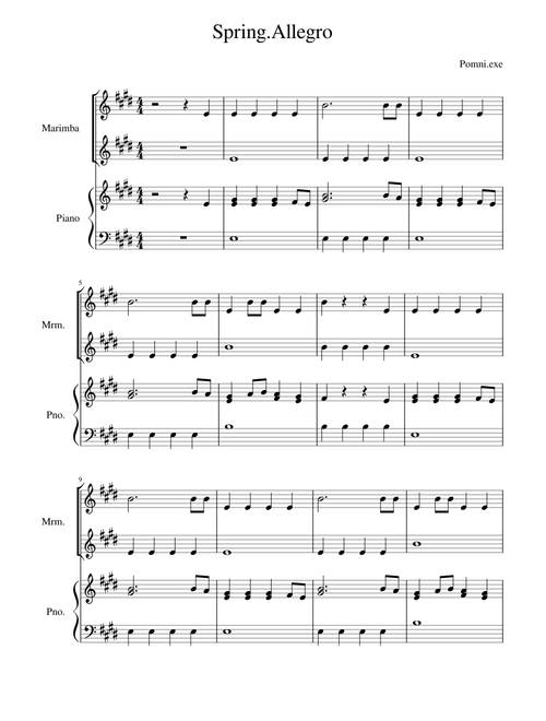 The four seasons - spring – Antonio Vivaldi