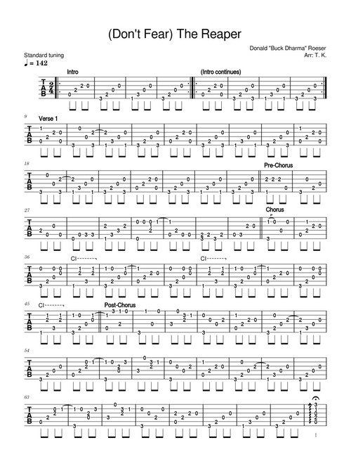 (Don't Fear) The Reaper - Blue Öyster Cult