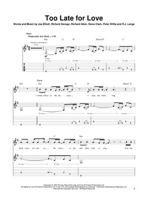 Play Official version of Hysteria Sheet Music by Muse for