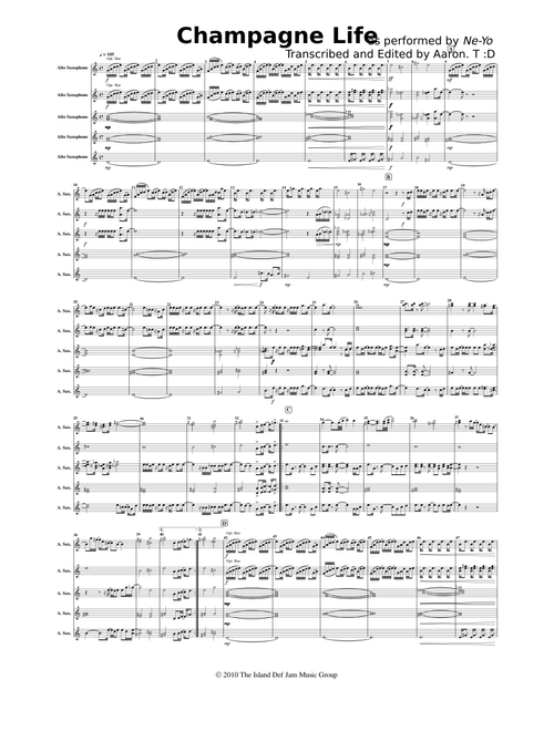 Champagne Life Sax Fanfare