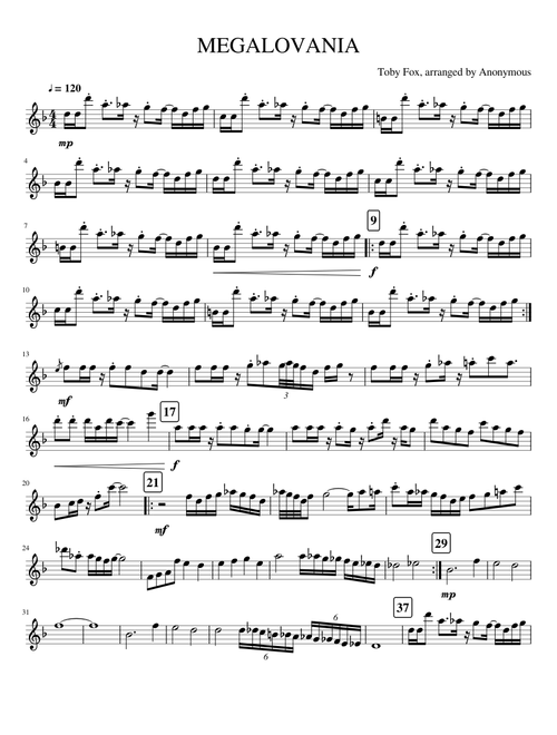 MEGALOVANIA (Flute)