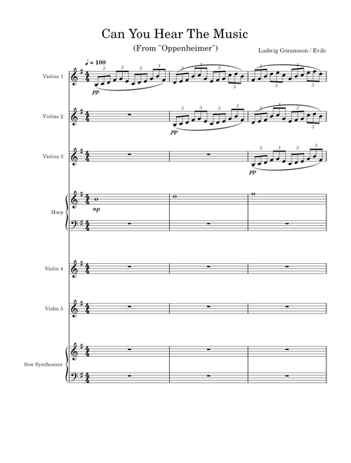 Can You Hear The Music - Ludwig Göransson (WIP)