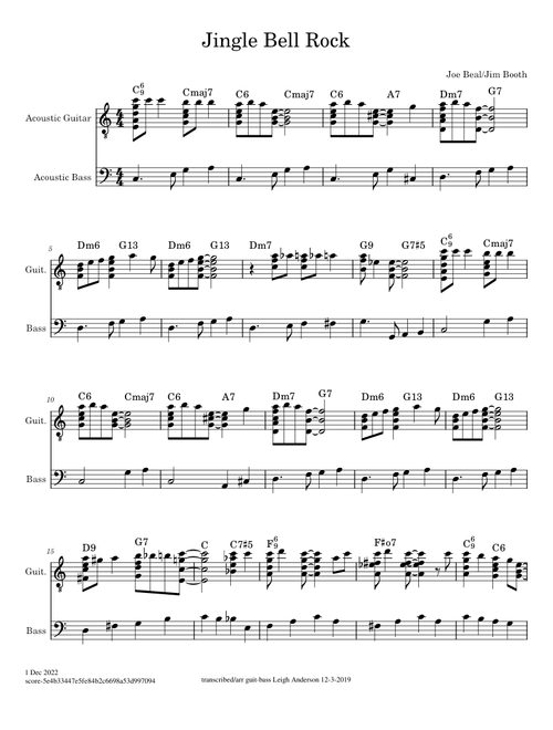 Jingle Bell Rock – Joe Beal/Jim Boothe