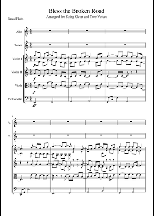 Bless The Broken Road Sheet Music For Piano, Voice & Guitar - Rascal Flatts