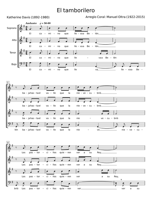El Tamborilero - Villancicos
