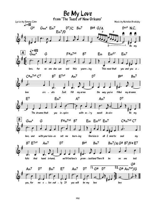 Be My Love – Nicholas Brodszky