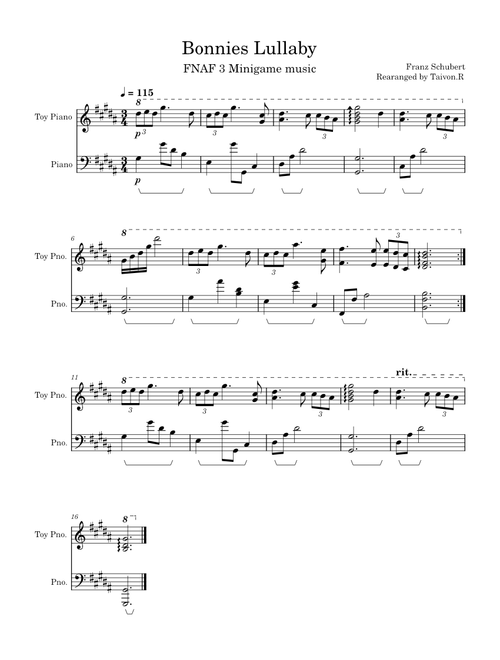 Bonnie's Lullaby