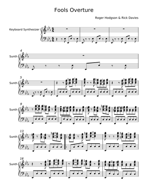 Fool's Overture - Supertramp