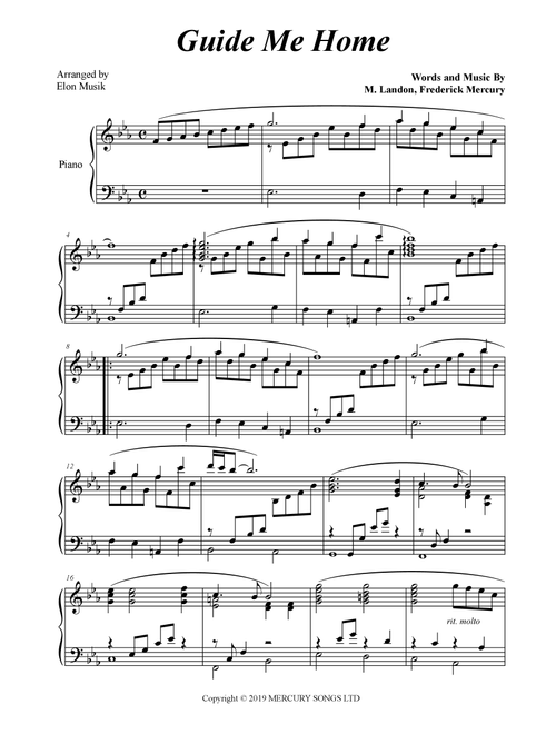 Guide Me Home - How Can I Go On (Arr. Elon Musik) - Gabriele Baldocci (Piano Solo)