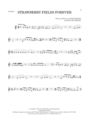 Strawberry fields forever – The Beatles Sheet Music for Trombone
