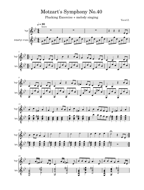 Symphony No.40 in G minor, K.550 – Wolfgang Amadeus Mozart