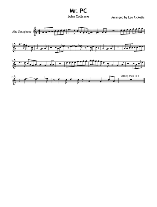 Mr. PC-John Coltrane