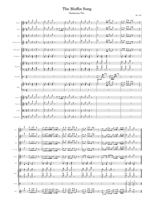 The Muffin Song - Orchestra Ver.