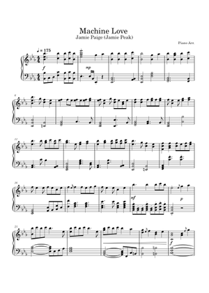 Machine Love (ft. Kasane Teto) Sheet Music for Piano, Flute, Guitar ...
