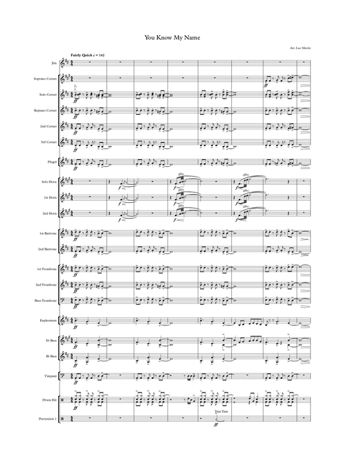 You Know My Name from CASINO ROYALE (Arr. Lee Morris) - Chris Cornell (Brass Ensemble)