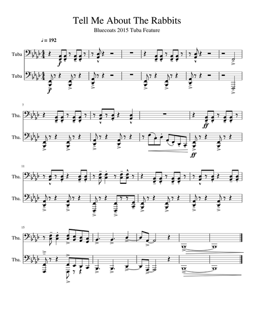 Bluecoats 2015 - Tuba Feature