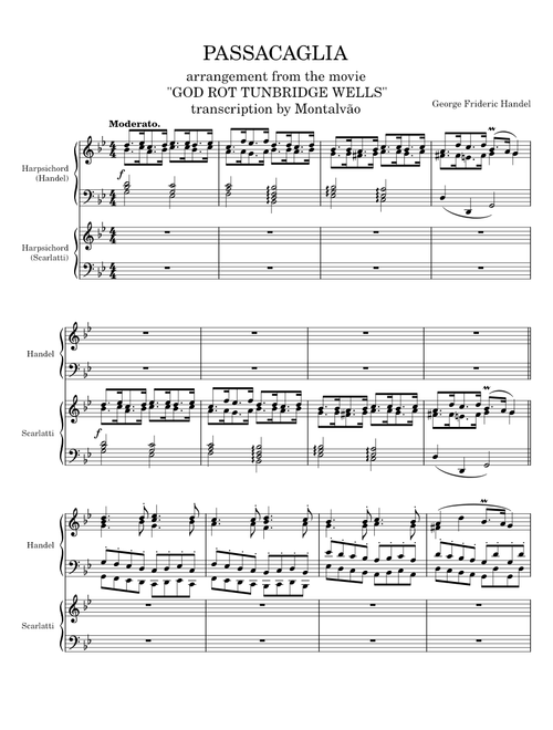 Passacaglia – Georg Friedrich Händel (GOD ROT TUNBRIDGE WELLS!)