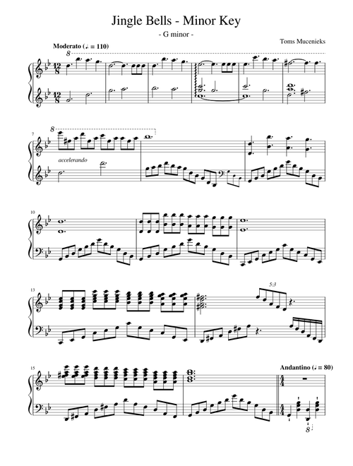 Jingle Bells - Minor Key