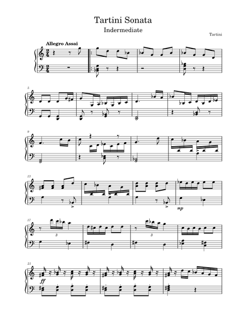 The Devil's Trill Sonata – Giuseppe Tartini