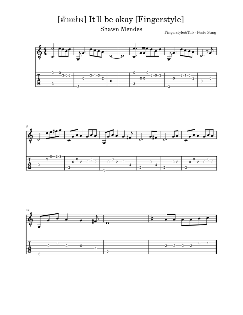  it ll be okay shawn mendes fingerstyle piano tutorial