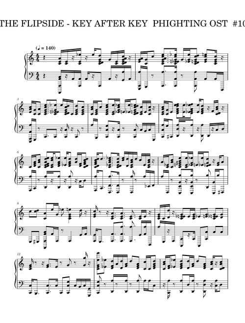 The Flipside – Key after Key THE FLIPSIDE - KEY AFTER KEY PHIGHTING OST #10