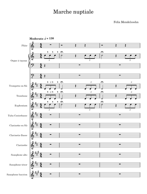 Nuptial March - Felix Mendelssohn