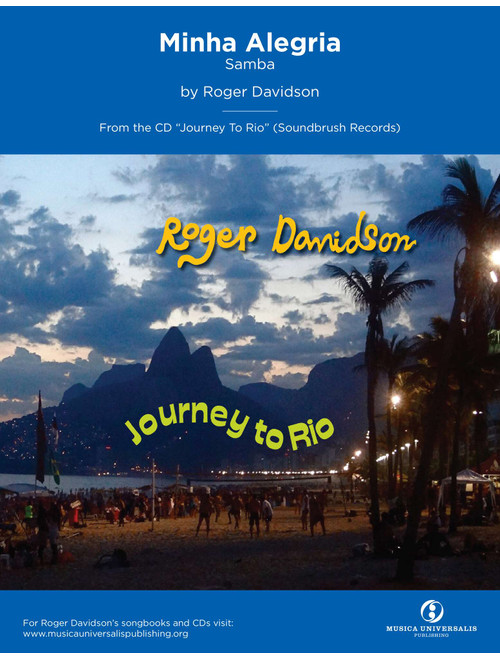 Minha Alegria (Samba) by Roger Davidson (Instrumental Duet and Piano)