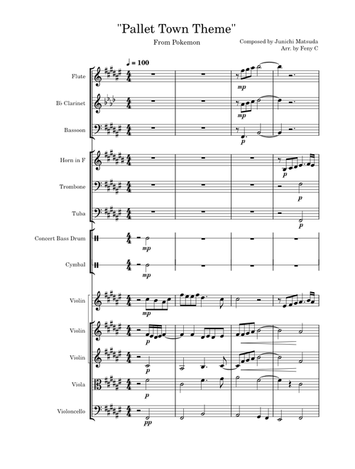 Pallet Town Theme (Orchestra Ver.) by Feny C