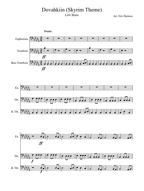 Dovahkiin (Skyrim Theme)