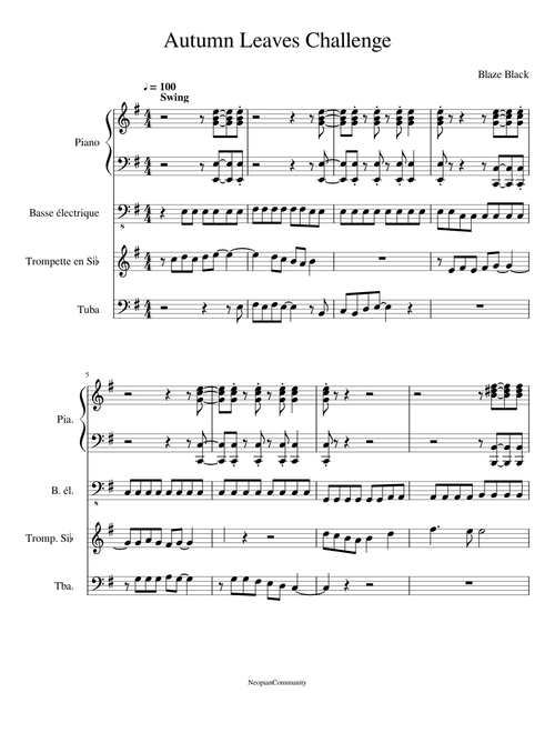Autumn Leaves Challenge