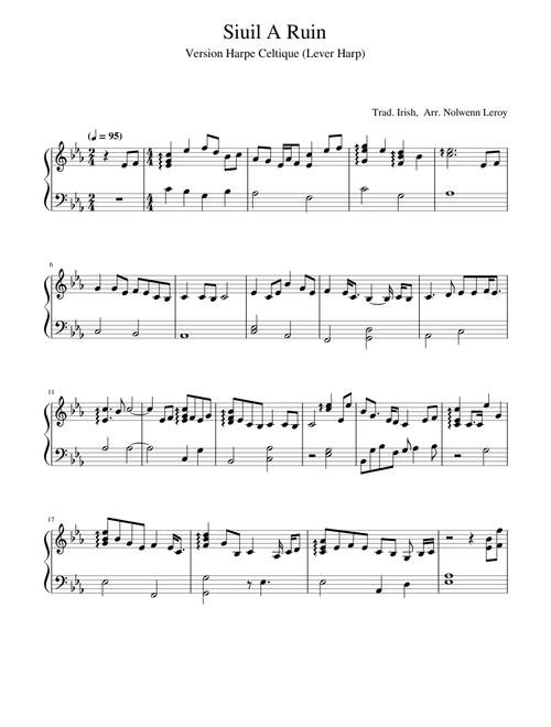 Siuil a Ruin – Nolwenn Leroy - Trad. Irish - Celtic Harp