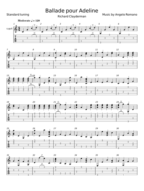 Ballade pour adeline - Richard Clayderman